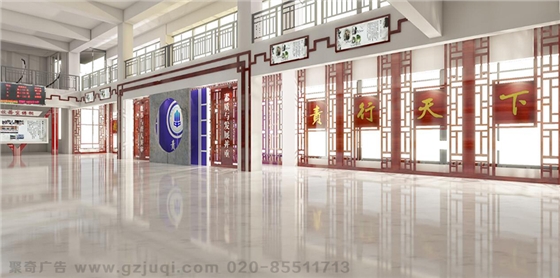 学校走廊文化墙华体在线登录入口-华体（中国）