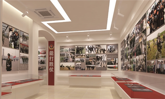 中队荣誉室华体在线登录入口-华体（中国）公司效果图-聚奇广告