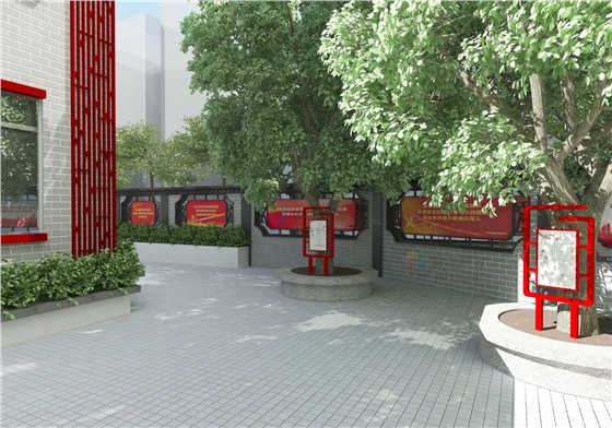 南湾社区党群服务中心户外党建文化长廊华体在线登录入口-华体（中国）.jpg