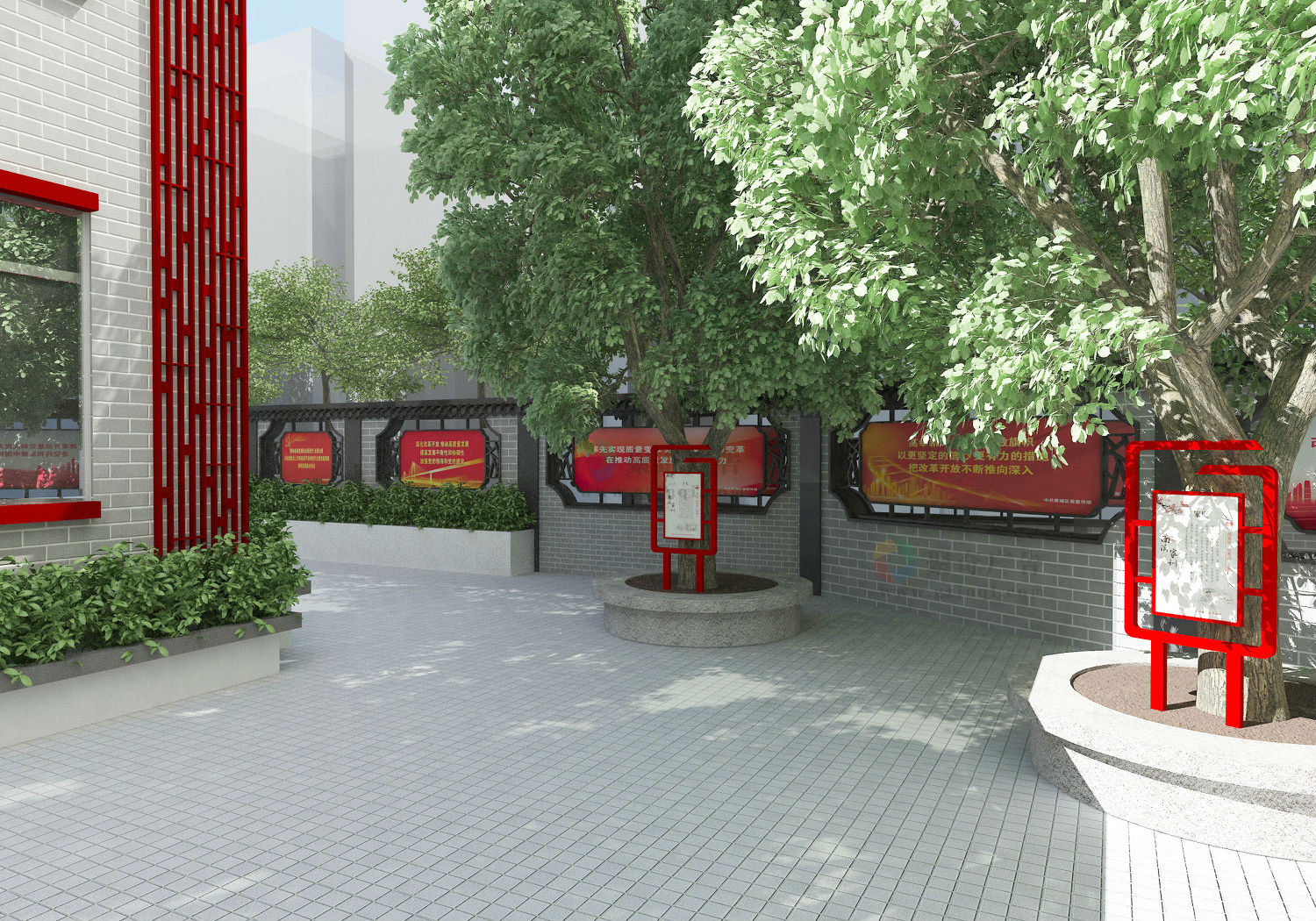 南湾社区党群服务中心户外党建文化长廊华体在线登录入口-华体（中国）.jpg