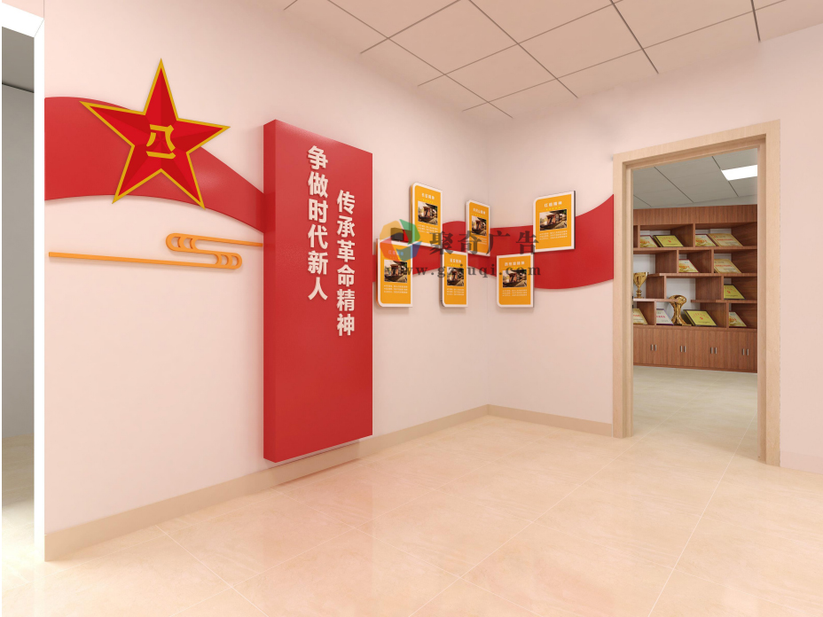 退役军人服务站文化墙华体在线登录入口-华体（中国）