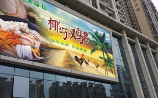 椰子鸡主题餐厅平面广告华体在线登录入口-华体（中国）